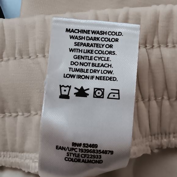 Member's Mark straight leg pant large size beige off-white color - Picture 9 of 10